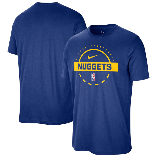 Men's Denver Nuggets Blue Practice T-Shirt